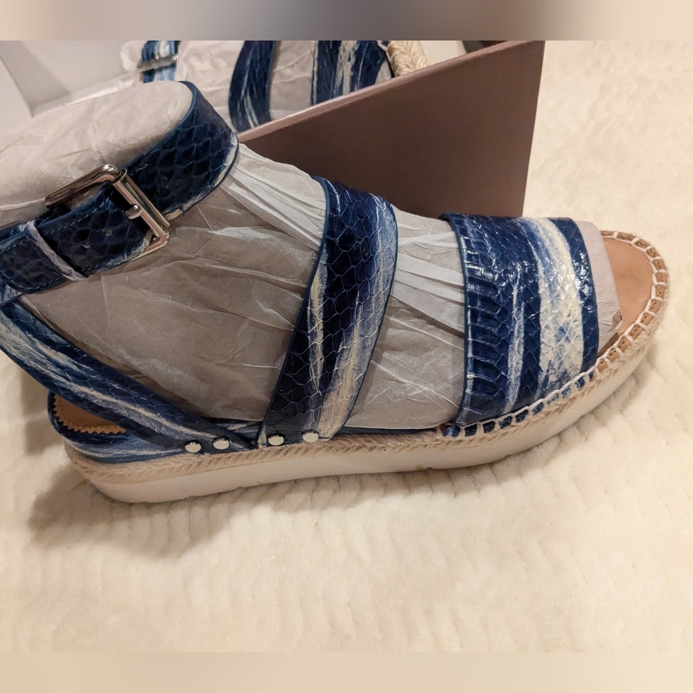 Sarto by Franco Sarto platform sandals, blue